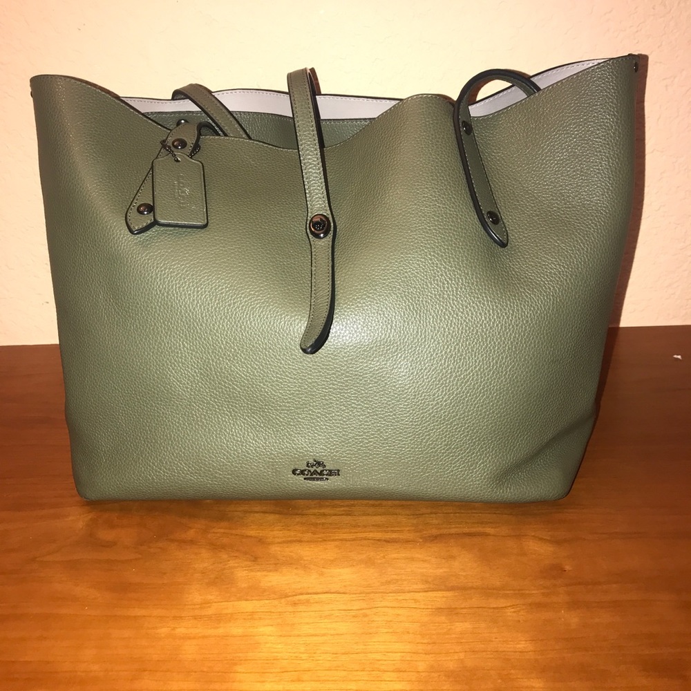 GREEN COACH MARKET TOTE